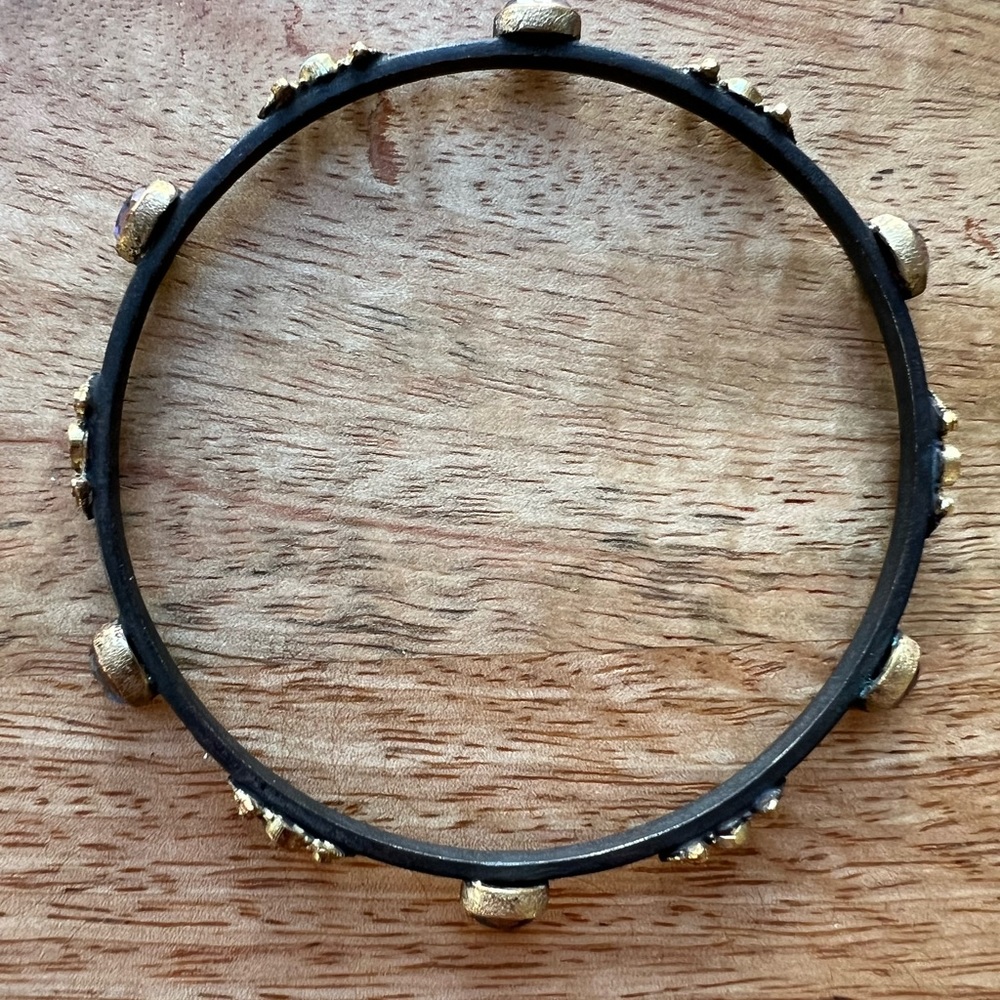 Armenta Labradorite and Opal bangle